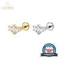 Piercing Titânio Losangos: Helix, Tragus e Mais! - imagem 1