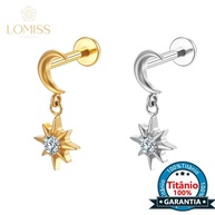 Piercing Titânio Lua e Estrela: Elegância e Segurança - imagem 1