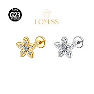 Piercing Titânio PVD Flor: Guia Completo + Modelos - imagem 1