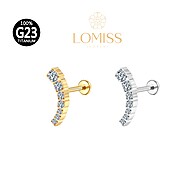 Piercing Titânio PVD Zircônias: Helix, Conch e Mais! - imagem 1