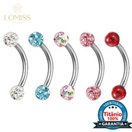 Piercing Titânio Swarovski: Tragus, Helix e Mais! - imagem 1