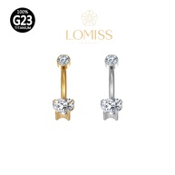 Piercing Umbigo Titânio Coração: Elegância e Segurança - imagem 1