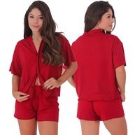 Pijama Amamentação Suede: Conforto para Mamães! - imagem 1