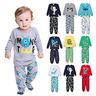 Pijama Bebê Menino: Kit 2 Pijamas Manga Longa! - imagem 1