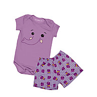 Pijama Roxo Valentinha Baby: Conforto e Magia - imagem 1