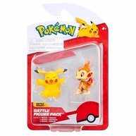 Pikachu e Chimchar: 2 Bonecos Pokémon para Batalhas Épicas! - imagem 1