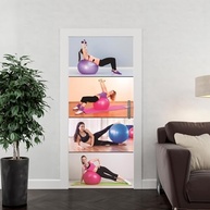 Adesivo Decorativo Porta Pilates - Estilo e Motivação para Seus Treinos - imagem 3