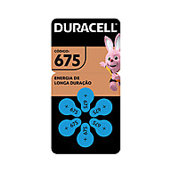 Pilha Auditiva 675 Duracell: Energia para o Seu Dia! - imagem 1