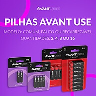 Pilhas Avant Use: Energia Duradoura para Seus Aparelhos! - imagem 1