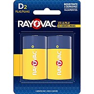 Pilhas Rayovac D: Energia Duradoura e Econômica - imagem 1
