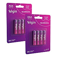 Pilhas Recarregáveis AAA Elgin: Economia e Sustentabilidade - imagem 1