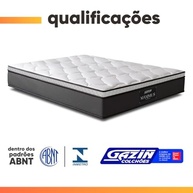 Colchão Casal Molas Ensacadas Pillow Top Maximus 138x188x24cm - Conforto e Suporte Individualizados - imagem 4