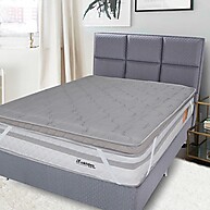 Pillow Top King D45 Firme: Conforto Ortopédico com Espuma de Alta Qualidade - imagem 1