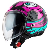 Capacete Nzi Ringway Duo Ocelo: Estilo Vintage e Segurança para Sua Pilotagem Urbana - imagem 1