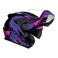 Capacete Norisk Route FF345 Speed Max Preto e Roxo - Segurança e Estilo para Sua Pilotagem - imagem 3