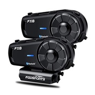 Fone de Ouvido Bluetooth Fodsports FX8 para Moto: Intercomunicador 8 Pilotos, Música e FM - imagem 2