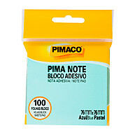 Pima Note: Bloco de Recados Adesivos Azul Pastel - imagem 1