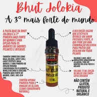 Molho De Pimenta Bhut Jolokia Original Sem Glúten 15 Ml - imagem 3