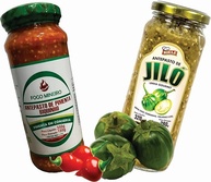 Antepasto de Jiló 320g Riele + Antepasto de Pimenta Biquinho 350g Fogo Mineiro - imagem 1