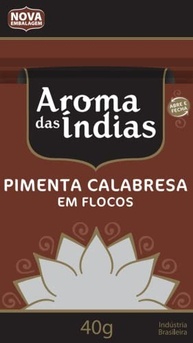 Aromas da Índia Pimenta Calabresa Em Flocos 40 Gramas - imagem 3