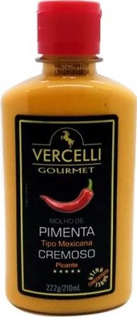 MOLHO DE PIMENTA TIPO MEXICANA CREMOSO 215g - imagem 1