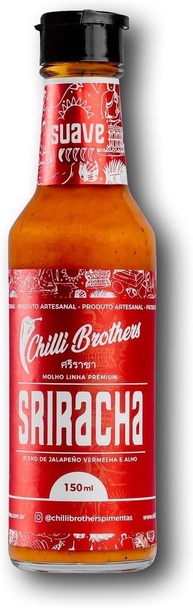 Molho De Pimenta Sriracha 150ml Chilli Brothers Ardida Deliciosa - imagem 1