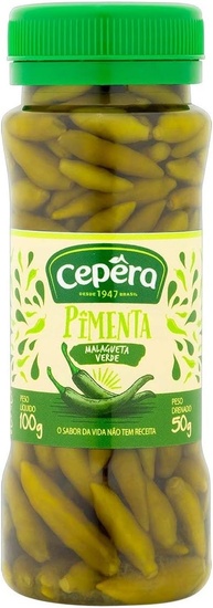 PIMENTA MALAGUETA VERDE CEPERA - imagem 1
