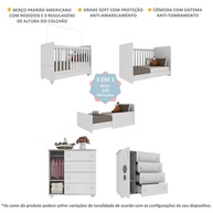 Quarto Infantil Completo: Berço + Cômoda Pimpolho - imagem 2