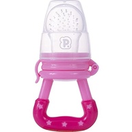 Pimpolho Porta-Frutinha Haste Triangular Rosa - Silicone Macio e Seguro para Bebês - imagem 5