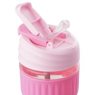 Pimpolho Copo 2 em 1 Canudo e Bico 350ml Rosa - Praticidade e Segurança para Bebês - imagem 3