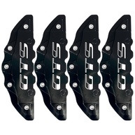 Kit 4 Capas Pinça de Freio Automotivo GTS - Design Esportivo e Proteção Premium (Preto) - imagem 1