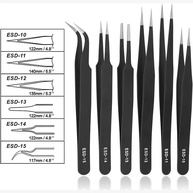 Pinças ESD: Kit 6 Peças para Eletrônica - imagem 4