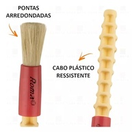 Kit com 12 Pincéis para Detalhamento Automotivo - Número 12 da Roma - imagem 5