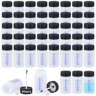 Garrafas para Tinta de Retoque 60g com Bola de Mistura e Pincel Aplicador - 60 Unidades - imagem 1
