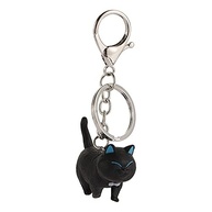 Chaveiro gatinho de liga leve pingente de desenho animado animal carro gato japonês chaveiro (8-1 peça) - imagem 2