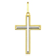 Pingente Cruz Ouro 18k: Elegância e Fé - imagem 1