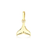 Pingente de Ouro 18k Rabo de Baleia Mini: Elegância Marinha - imagem 1