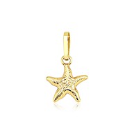 Pingente Estrela do Mar: Ouro 18k Mini 0.8cm - imagem 1