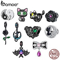 Pingente Gato Prata 925 Bamoer: Charme e Estilo - imagem 1
