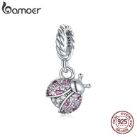 Pingente Joaninha Prata 925 Bamoer: Charme Delicado - imagem 1