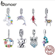 Pingente Peixe Ave em Prata 925 - Charme Encantador para Pulseiras e Colares - imagem 1