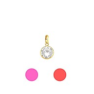 Pingente Ponto de Luz 4mm: Elegância em Ouro 18k - imagem 1