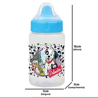 Copo 340ml com Tampa Válvula Redutora de Pingos - Disney Baby Go Azul | Seguro, Livre de BPA e Estimula Autonomia - imagem 3