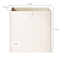 Cesto Organizador Quadrado Pinguim 3Sprouts Preto – Estilo e Praticidade para o Quarto Infantil - imagem 4