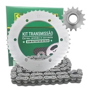 Kit Transmissão Smart Fox CB 300: Coroa, Pinhão e Corrente Aço 1045 com Retentor - imagem 3