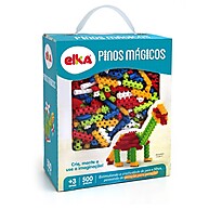 Pinos Mágicos Elka: 500 Peças para Criar e Aprender! - imagem 1