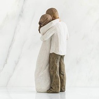 Willow Tree Promise - Boneco de Casal Pintado à Mão | Presente Romântico e Decorativo - imagem 3