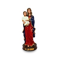 Imagem de Nossa Senhora da Saúde em Resina Maciça 15cm - Detalhes Pintados à Mão, Super Resistente - imagem 1