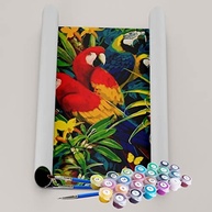 Kit Pintura Terapêutica Araras - Pinte Seu Bem-Estar com Arte e Calma - imagem 3