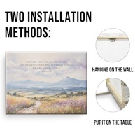 Arte de Parede Bíblica Matthew 6:33 - Pintura em Tela 20x25cm com Versículo Inspirador - imagem 4